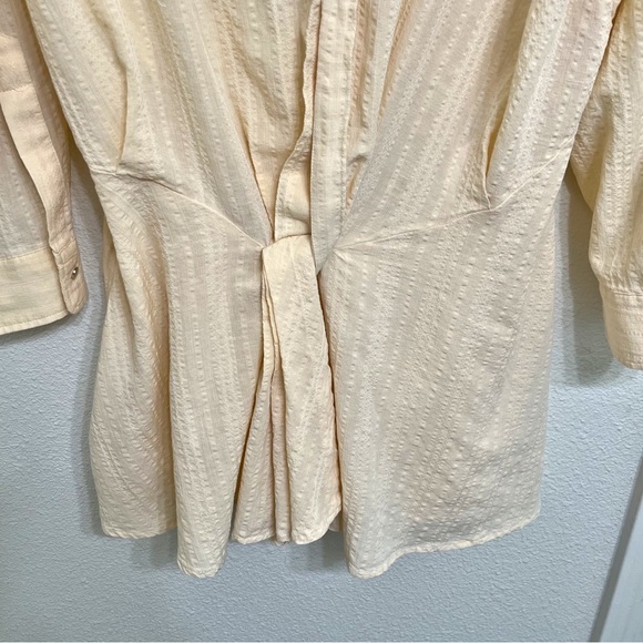 Free People Tara Twist Mini Dress Large Vanilla Cake - Picture 3 of 11